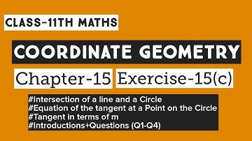 Coordinate Geometry Class 11 Maths | O.P Malhotra | Chapter 15 | Ex-15(C) Introduction and Q1 to Q4
