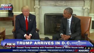 MUST WATCH: Donald Trump Meets With President Obama at White House - FNN