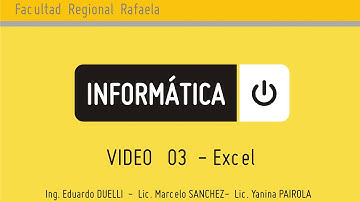 VIDEO 03 - Operaciones, fórmulas y funciones - Ms. EXCEL