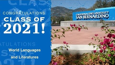 CSUSB World Languages and Literatures Class of 2021