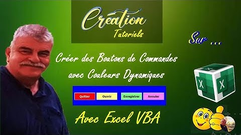 Tuto Excel Vba - Créez des Boutons avec Couleurs Dynamiques pour vos Formulalires