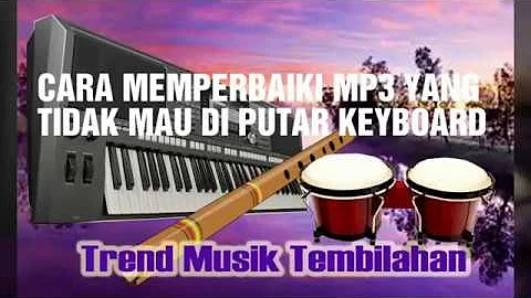 CARA EDIT MP3 YANG TIDAK MAU DI PUTAR DI KEYBOARD