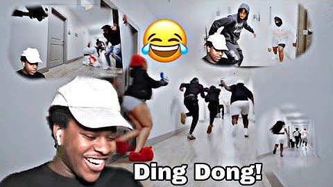 Extreme Ding Dong Ditch (Gone Wrong) * College Edition * |REACTION!! 🔥