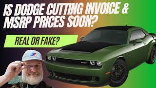 Is Dodge Cutting Prices On Cars? Or Is It A Lie?