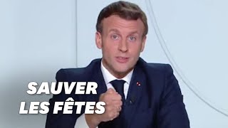 Reconfinement: Macron reste au conditionnel sur les fêtes de Noël