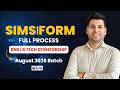 How to Fill SIMS Sponsorship Form 2026 | DNS & B.Tech Complete Step-by-Step Guide