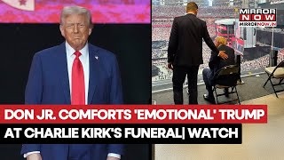 Download Lagu Charlie Kirk Memorial: Trump's Son Eric Comforts 'Emotional' Father Before Speech| Moment Viral MP3 Download Lagu Charlie Kirk Memorial: Trump's Son Eric Comforts 'Emotional' Father Before Speech| Moment Viral MP3