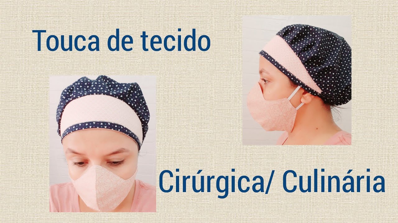 Como fazer Touca Cirúrgica/ Culinária de forma fácil!