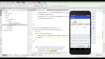 Android Studio SQLite新增修改刪除與ListView自設畫面