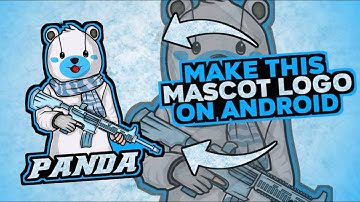 Make This Mascot Logo On Android | Panda Mascot Logo || Andro GFX