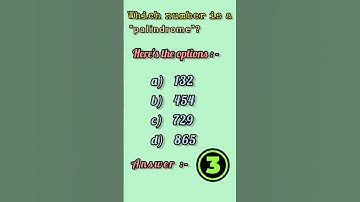palindrome number🤯🔥🔥|| #shortsvideo #shorts #maths #viral #trendingshorts #youtubeshorts #palindrome