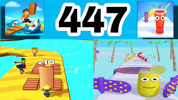 Shortcut Run VS Juice Run: GameplayWalkthrough All Levels ( part 447)