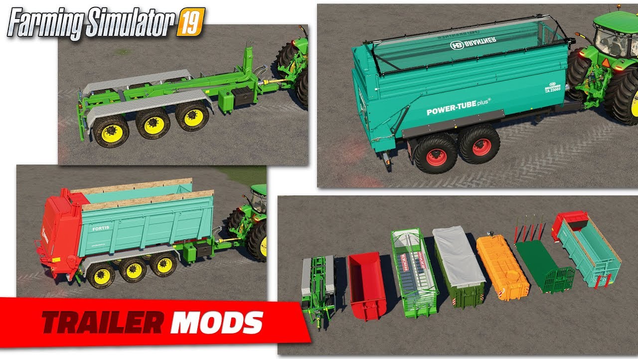FS19 | Trailer Mods (2020-05-31) - review