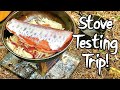 Freestyle Stove Prototype Testing Trip with Dogs & Pack Goats Catch & Cook Trout Over a Wood Fire!