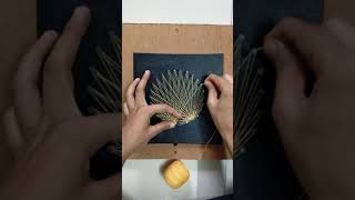 How To Make Mandala String Art On Canvas - Part 2