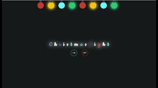 Christmas Light Decoration In JavaScript With Source Code | Source Code & Projects screenshot 2