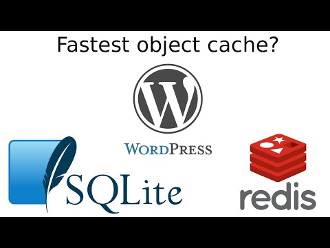 Performance difference between Redis  and SQLite as WordPress object cache.