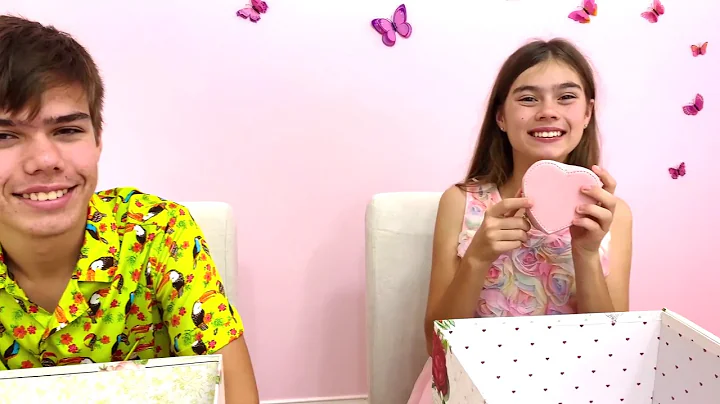 Nastya và Artem đã tổ chức một thử thách sô cô la