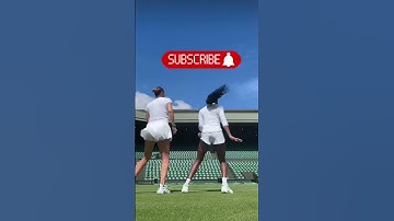 Coco Gauff dance with Salabenka #shorts