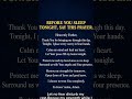 Night Prayer 🙏