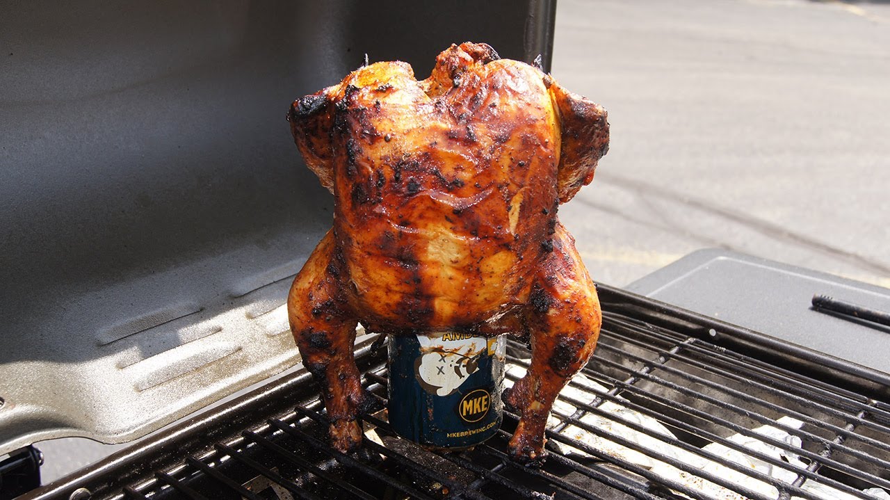 How to cook beer can chicken on blackstone griddle