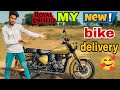 TAKING DELIVERY OF MY NEW BIKE 😍 || BULLET 350 TACKING DELIVERY #newbike