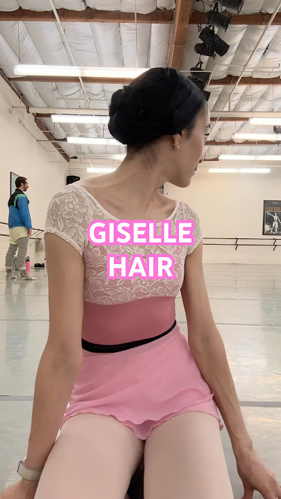 GISELLE HAIR #ballerina#romanticbun#giselle#ballet#hairstyle#rehearsal#balletbun#dancer