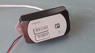 NTP Timeserver pro Ethernet a PLC Simatic / GNSS receiver and NTP server for Ethernet networks