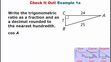 Geometry:  Trigonometric Ratios lesson video