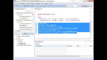 CFEngine workbench based on Eclipse and Xtext