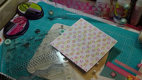 Trying Out WRMK Pattern Stamp Block! Works with the "Precision" Press!