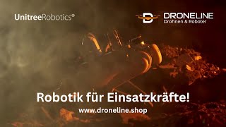 Wie Robotertechnik Einsatzkräfte unterstützen kann | DRONELINE & Unitree Robotics (AT)