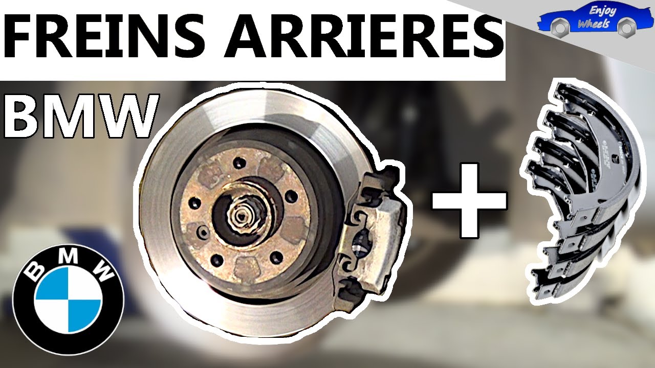 How to REPLACE the rear BRAKE PADS, DISC and BRAKE SHOES on your BMW