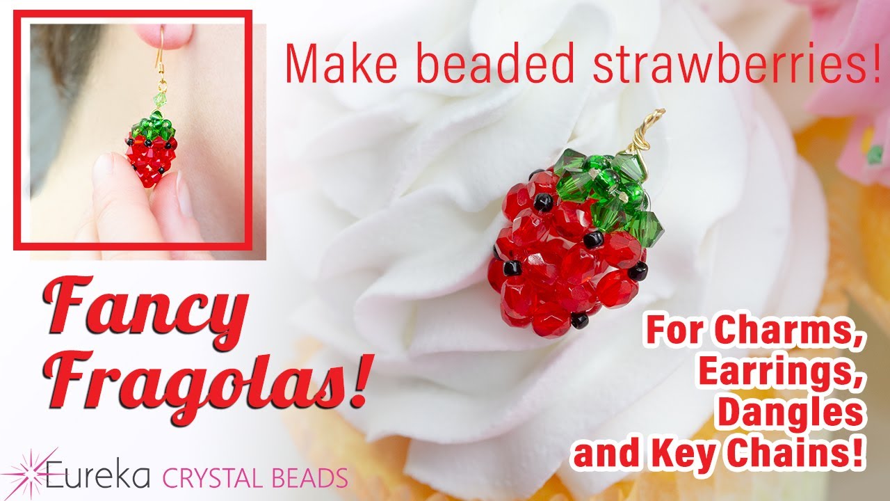 Tiny Beaded Strawberry Tutorial 