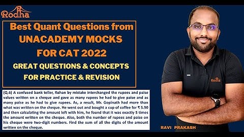 Advance Level Questions for CAT 2022  - 6 I 70 days to CAT 2022 I Quantitative Aptitude Preparation
