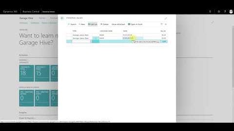 How to set your Average Labour Rate for Power BI in Garage Hive