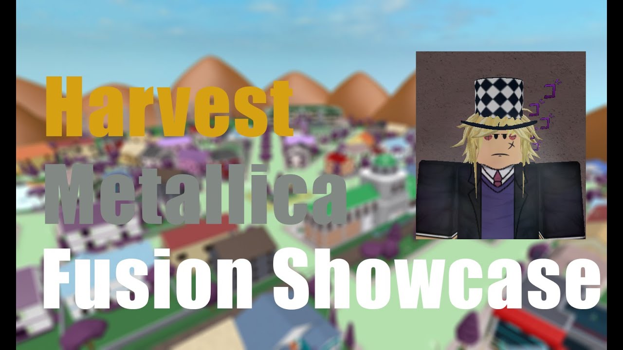 Harvest Metallica Fusion Showcase Toxic Fusion Project Jojo Roblox Cute766 - roblox project jojo killer queen alternate universe