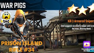 War Pigs, Sniper Strike Special OPs mission #34- PRISON ISLAND (rifle/ zone 16)