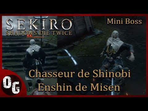 [FR] Sekiro Shadows Die Twice : Chasseur de Shinobi (lancier) Enshin de Misen 😈 Gameplay mini Boss