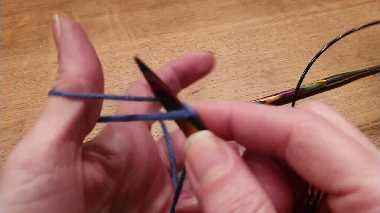 Silfurfit / Twisted German cast on knitting for beginners/ how to start in knitting continental