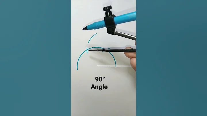 90 degree angle with compass | Golu Bhaiya Maths