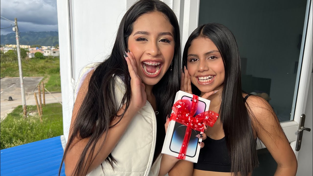 Le Regalamos un Ihpone a Valentina😱😍 (no se lo creyó) // jonfer y Valentina