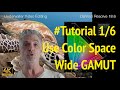 Underwater training 2023  davinci resolve 16  configure your color space for colour grading
