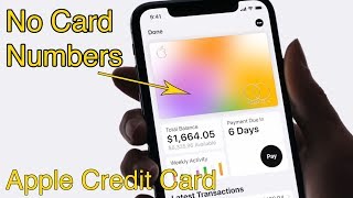 NEW Apple Credit Card Will Have NO CARD NUMBERS!