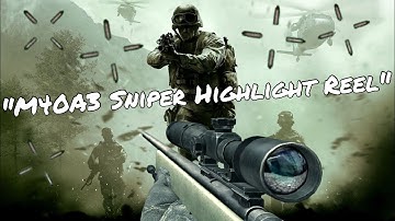 Hitmarker City! - Call of Duty: Modern Warfare Remastered - M40A3 Sniper Highlight Reel (PS4)