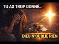 TU AS TROP DONNÉ… DIEU N’OUBLIE | Chant Gospel Puissant