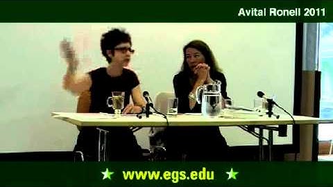 Avital Ronell. The Event of the Encounter, The Other. 2011