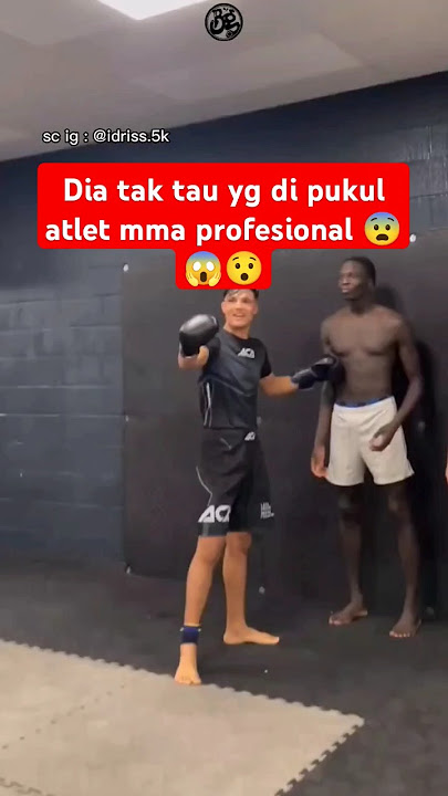 gak nyangka kekuatan mma profesional di luar batas 😱😨.       #boxing #boxingskill #fight #mma