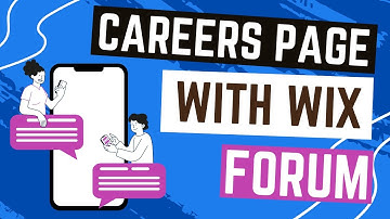 How To Add A Careers Page In Wix Website With Wix