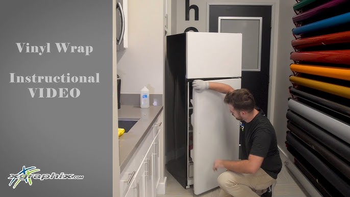Step-by-Step Guide: How to Wrap Your Fridge Door with Vinyl 